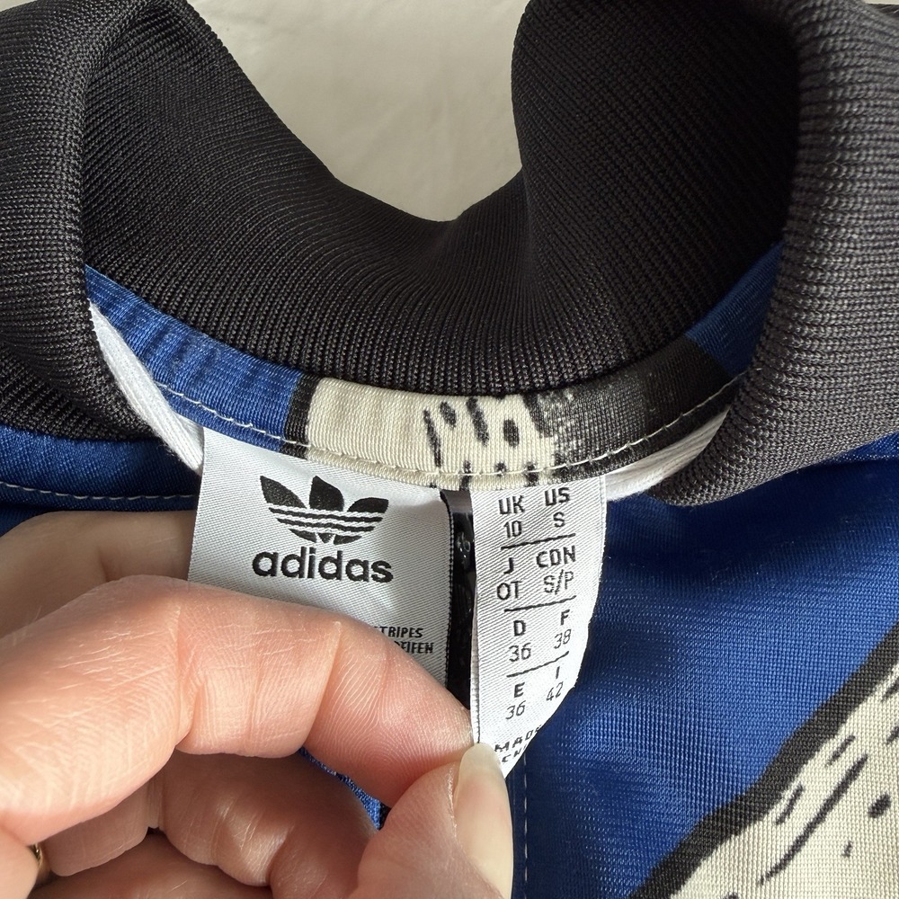 ADIDAS Originals x Farm Rio Superstar Firebird Leaf Track Jacket Size S DH3053 - Picture 5 of 10
